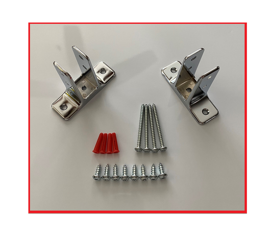 Urinal Screen Brackets / Fasteners Kit - PA PP#9