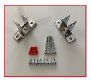 PA PP#9 - Urinal Screen Brackets / Fasteners Kit