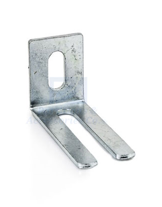 Floor Bracket - 2 1/2 x 1 1/4" x 1" Wide